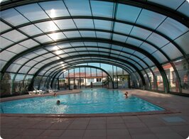 Abri piscine haut