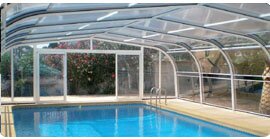 Abri piscine haut