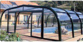 Abri piscine haut