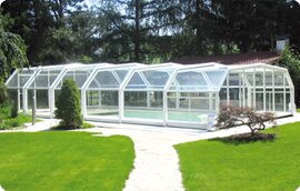 Abri piscine haut