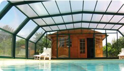 Abri piscine haut